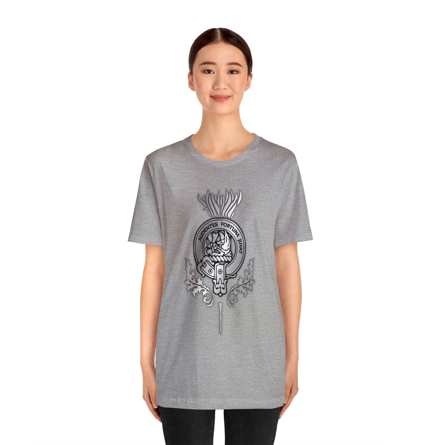 Clan MacKinnon Crest & Thistle | Unisex T-Shirt