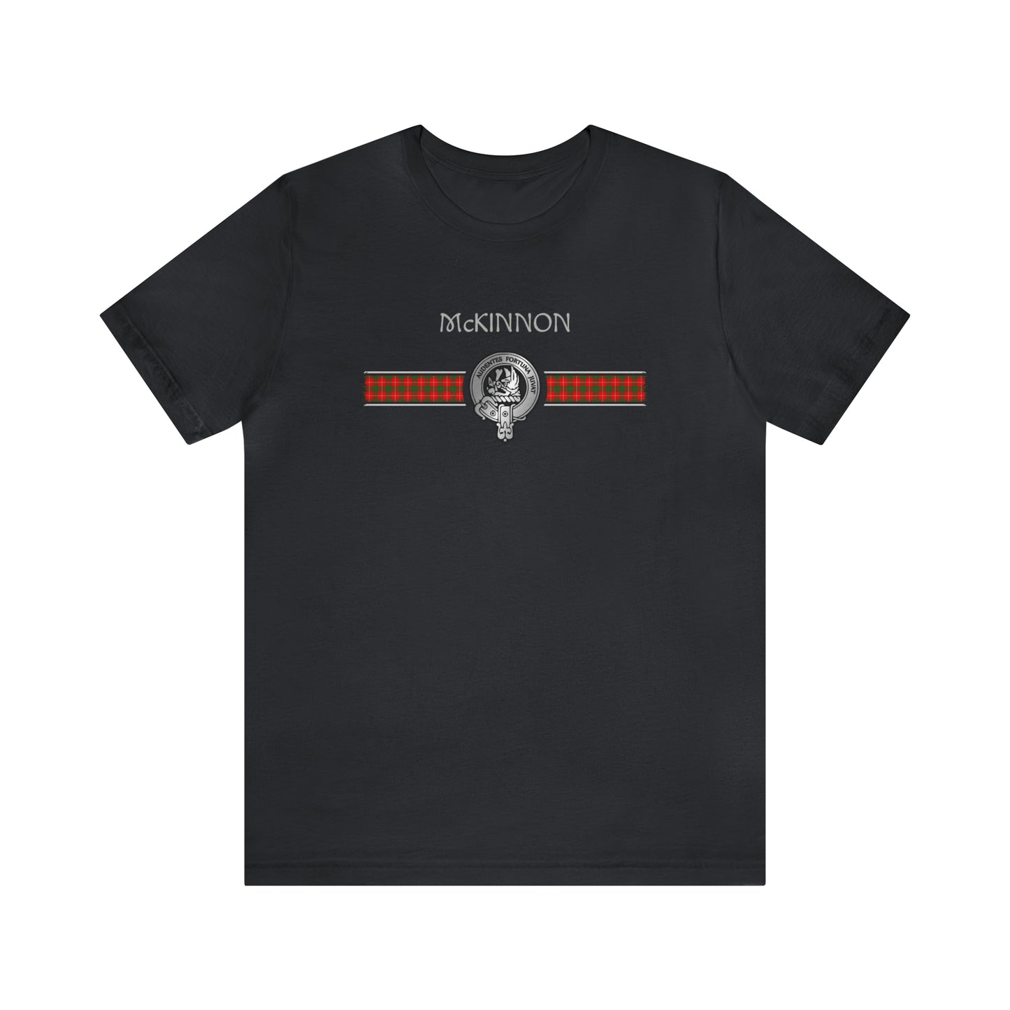 Clan McKinnon Crest & Tartan | Unisex T-Shirt