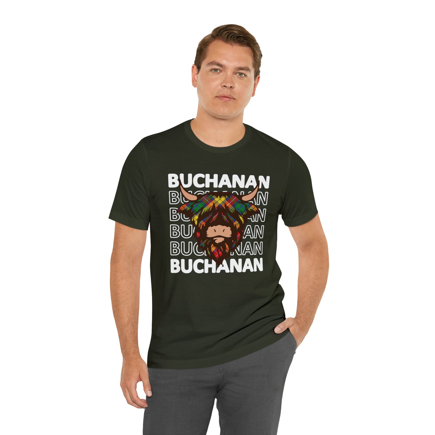 Clan Buchanan | Hairy Coo | Unisex T-Shirt