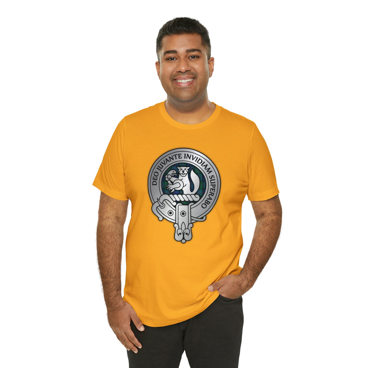 Clan MacThomas Crest & Tartan | Unisex T-Shirt