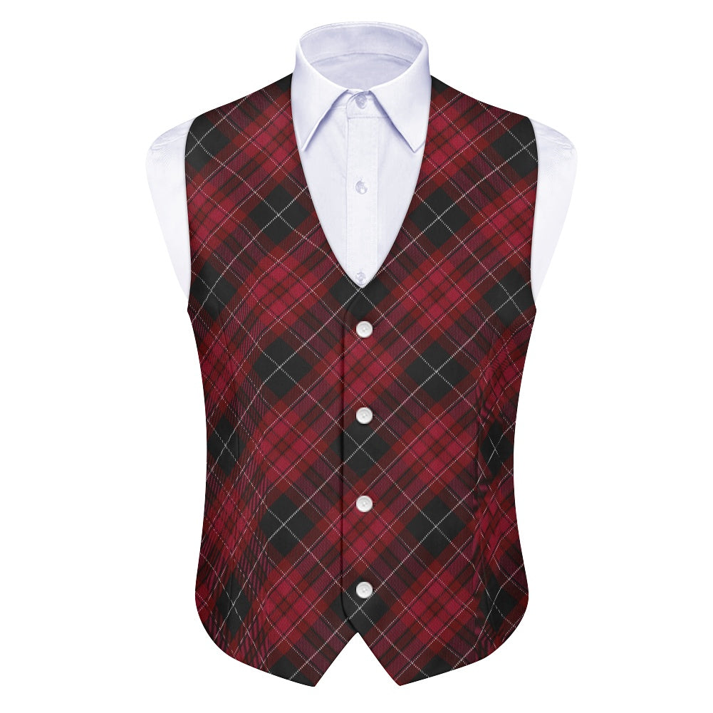 Pride of Wales Tartan Suit vest jacket