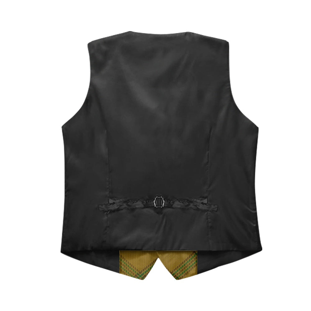 Clan Houston Tartan Bias Suit vest jacket