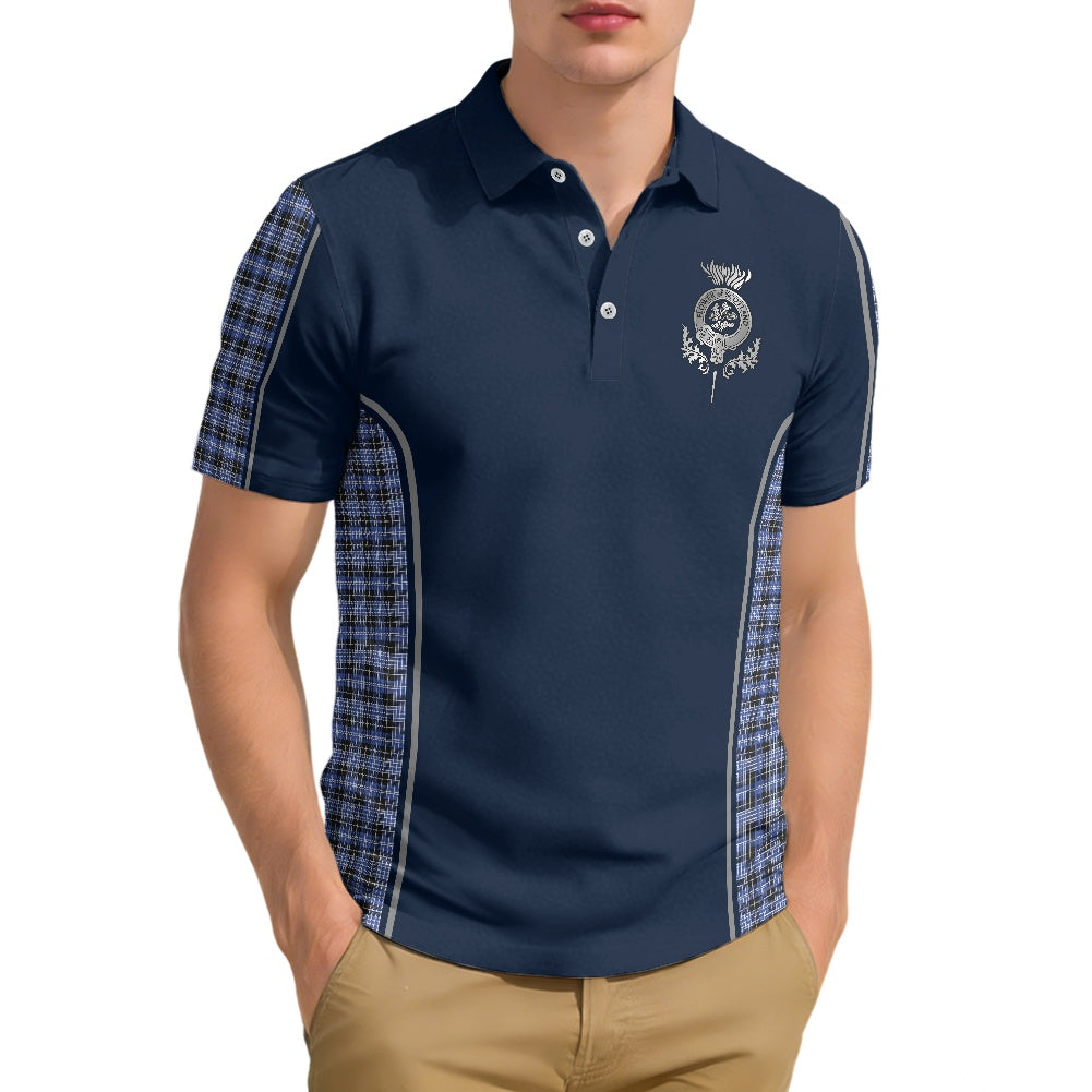 Flower of Scotland with Clark Tartan Polo