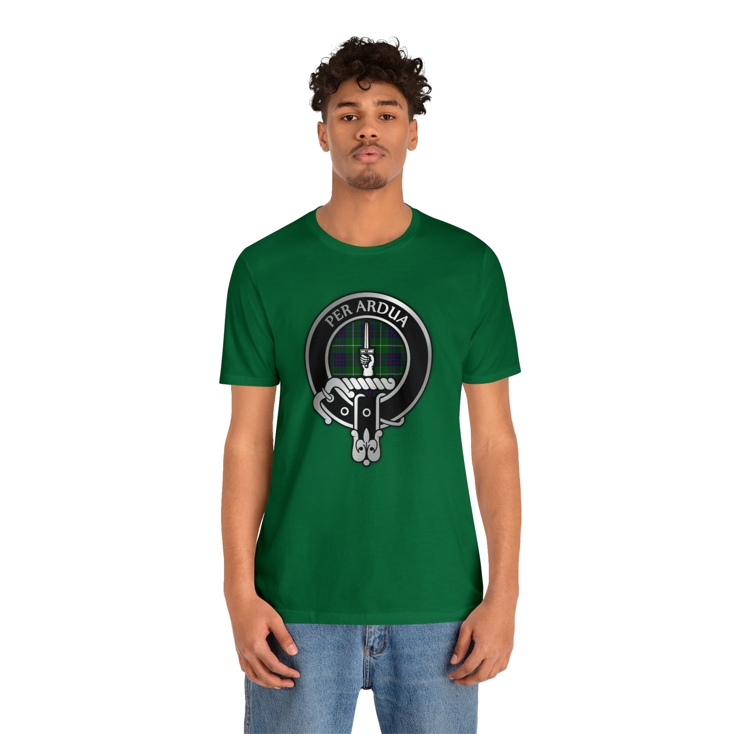 Clan MacIntyre Crest & Tartan | Unisex T-Shirt