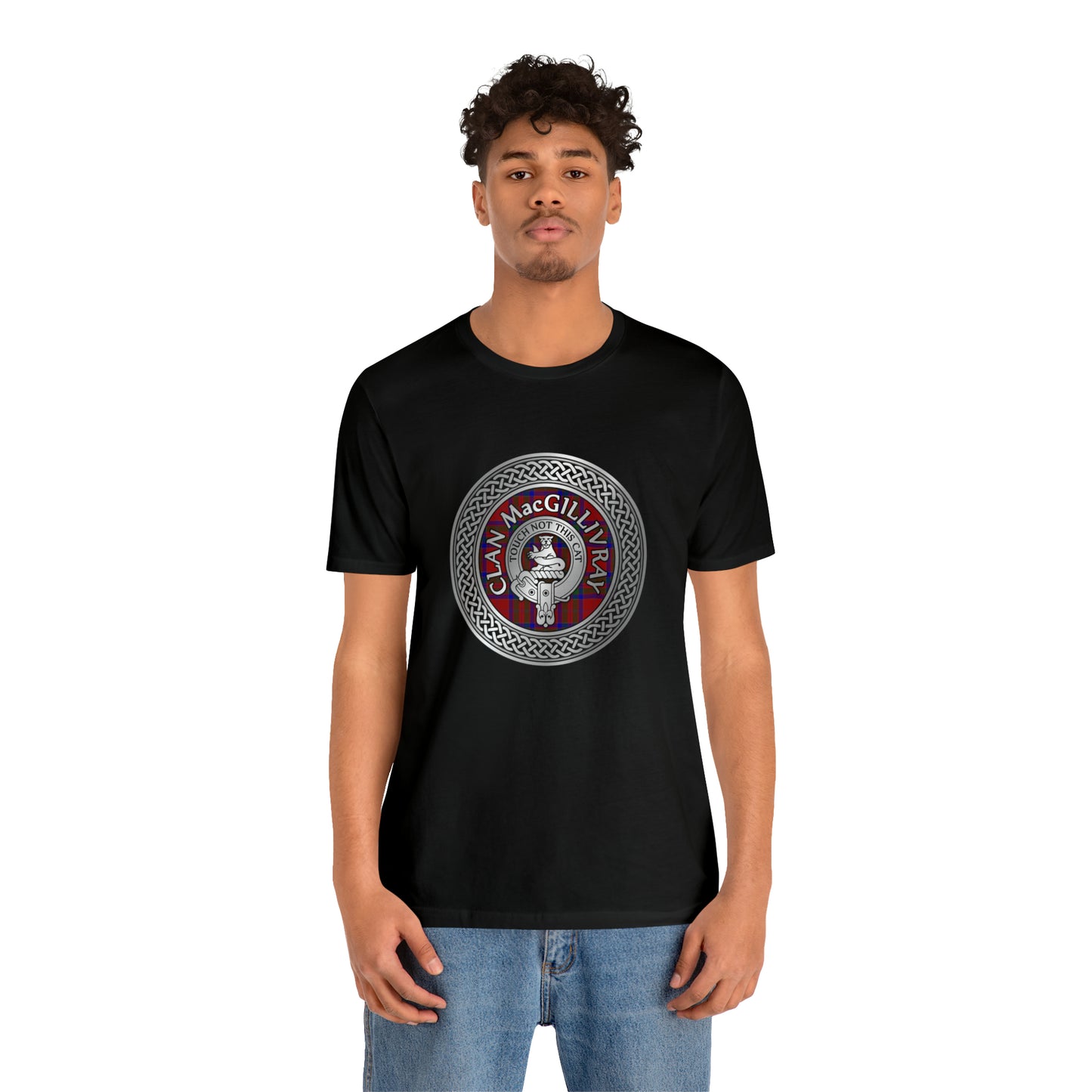 Clan MacGillivray Crest & Tartan Knot | Unisex T-Shirt