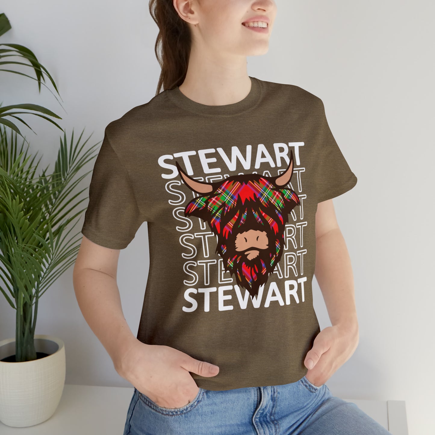 Clan Stewart | Hairy Coo | Unisex T-Shirt