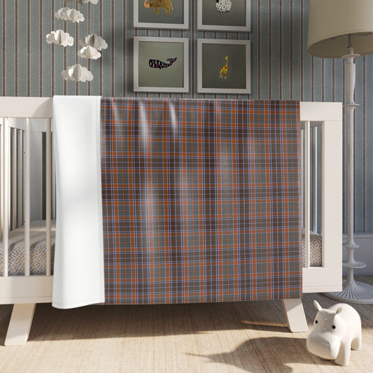 Irish County Leitrim Tartan Throw Blanket