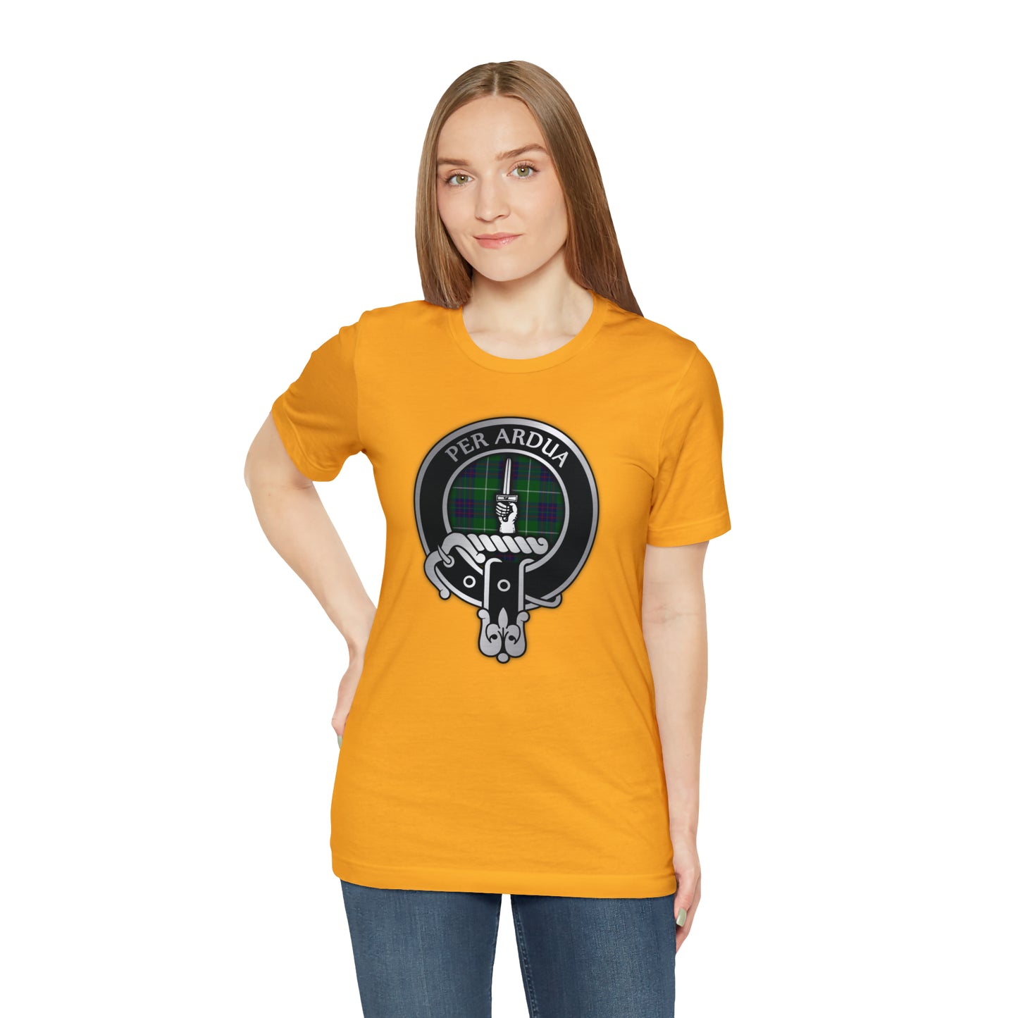 Clan MacIntyre Crest & Tartan | Unisex T-Shirt