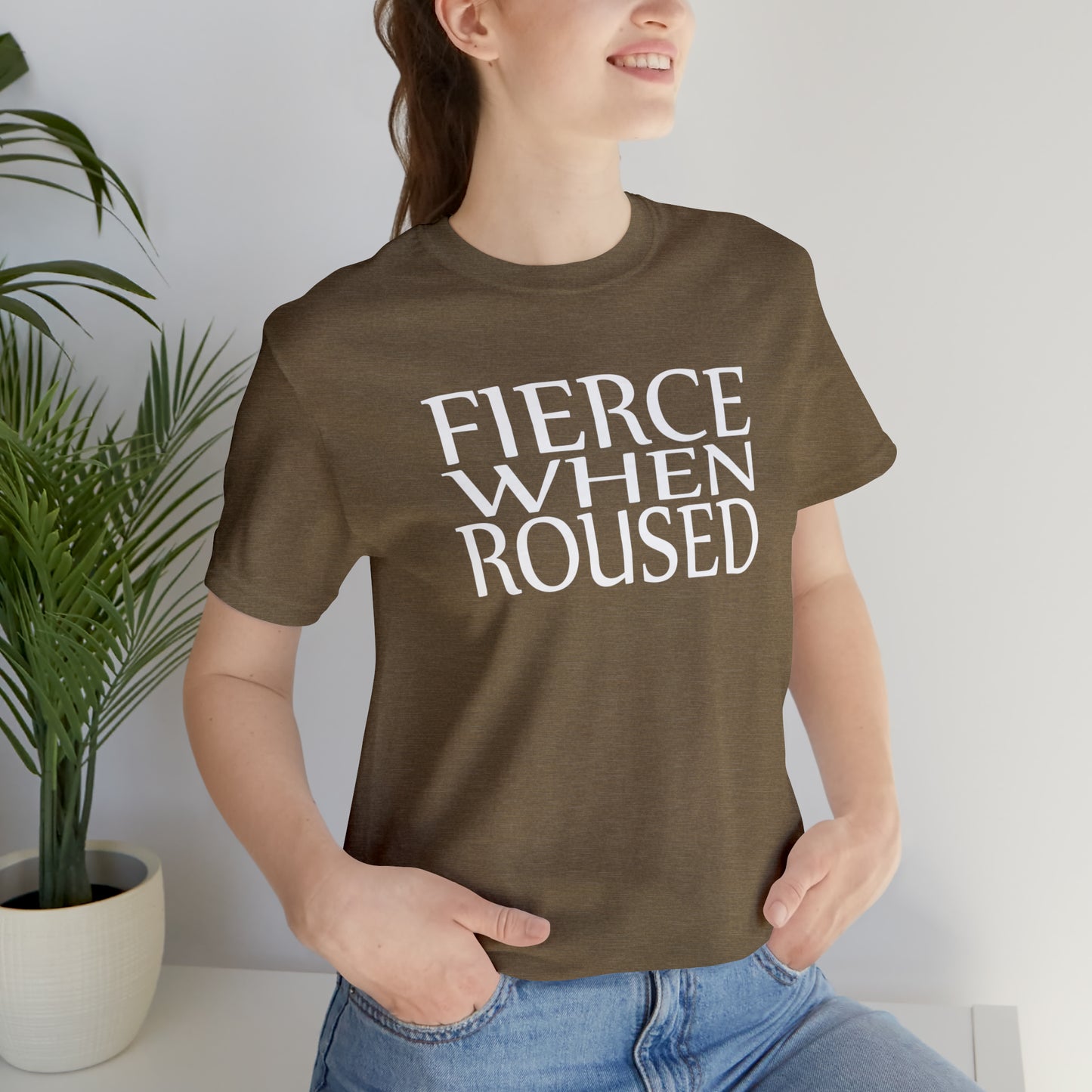 Clan Donnachaidh War Cry | Fierce When Roused | Unisex T-Shirt