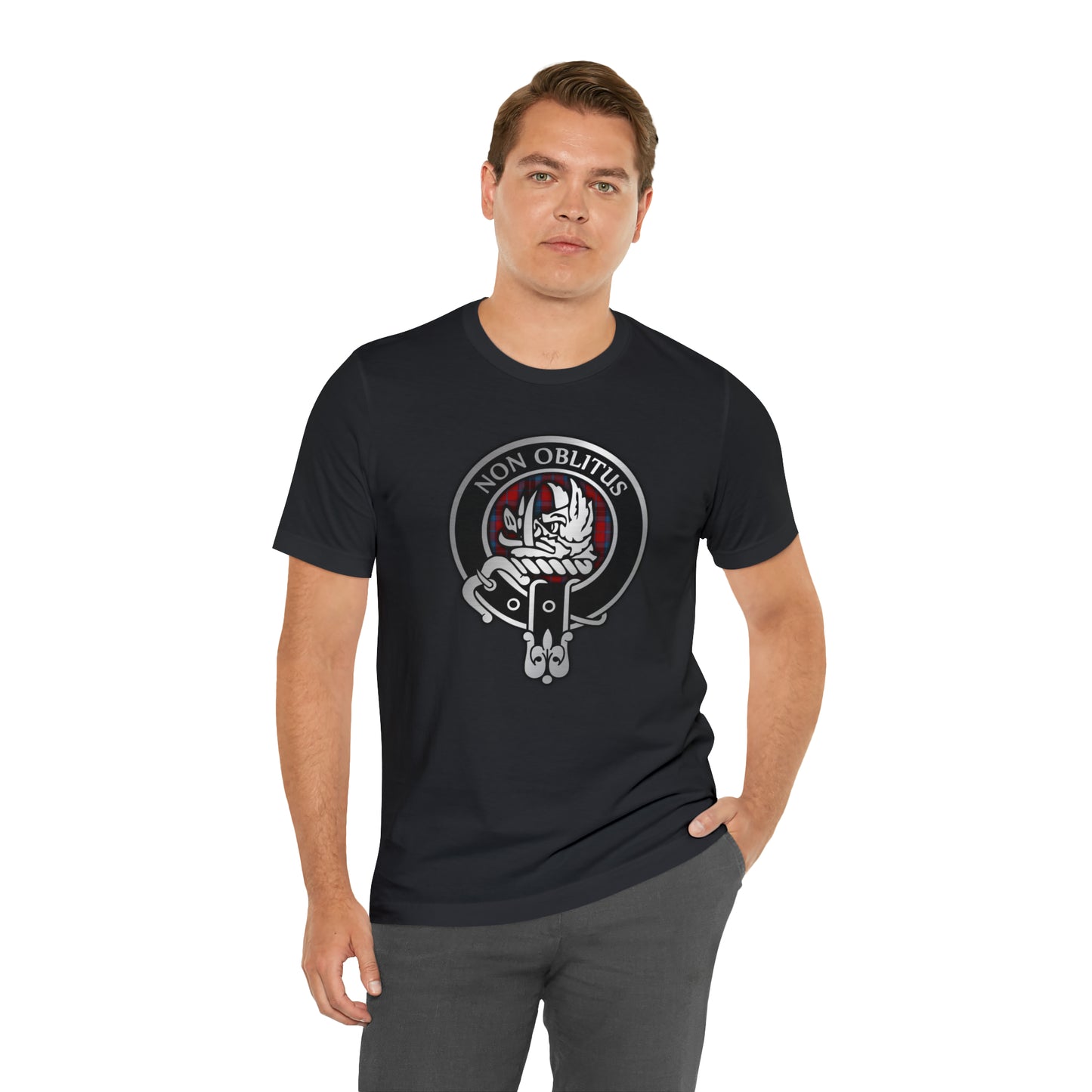 Clan MacTavish Crest & Tartan | Unisex T-Shirt