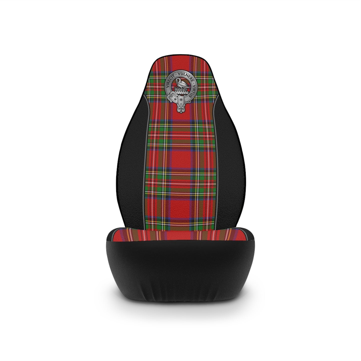 Clan Stewart Crest & Tartan Car Seat Covers