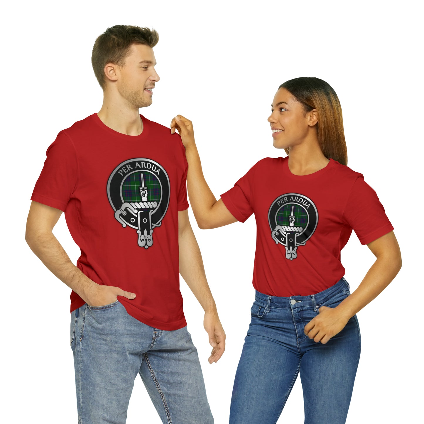 Clan MacIntyre Crest & Tartan | Unisex T-Shirt