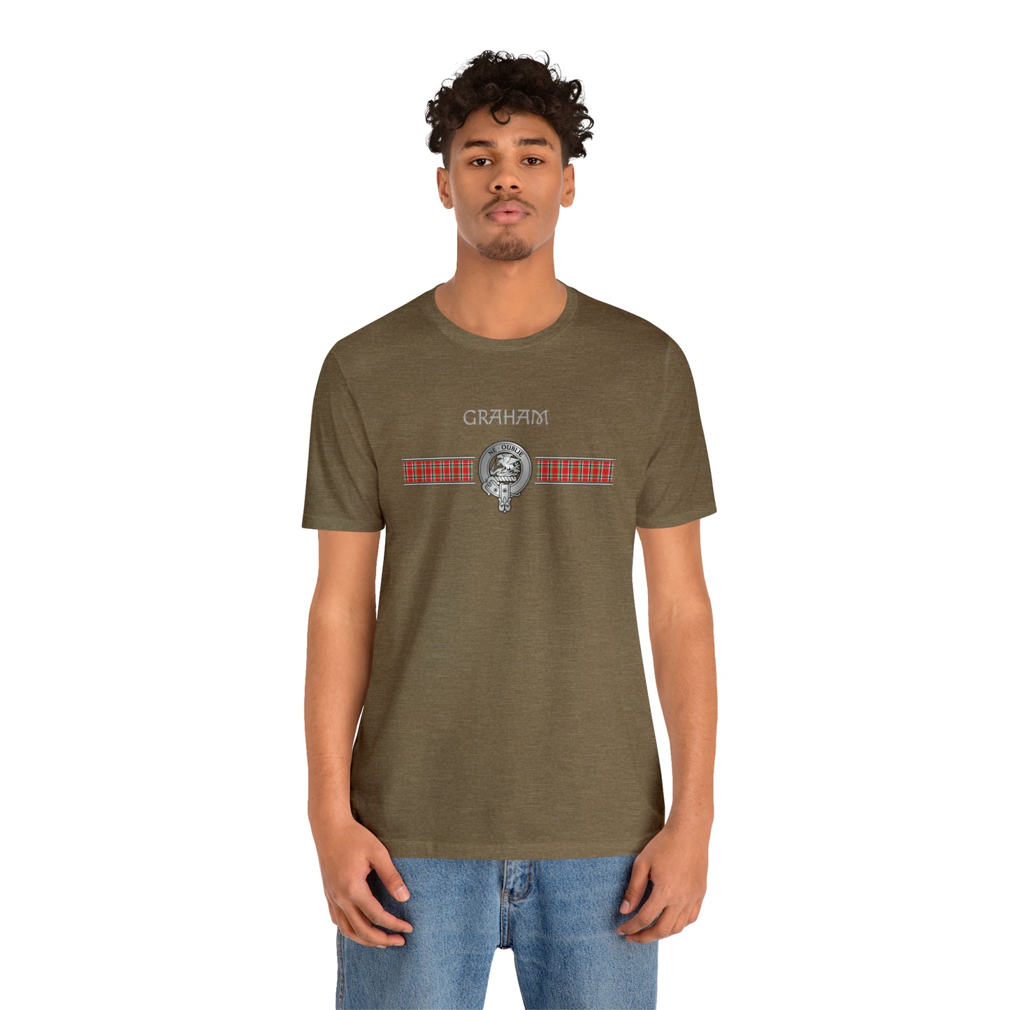 Clan Graham Crest & Tartan | Unisex T-Shirt