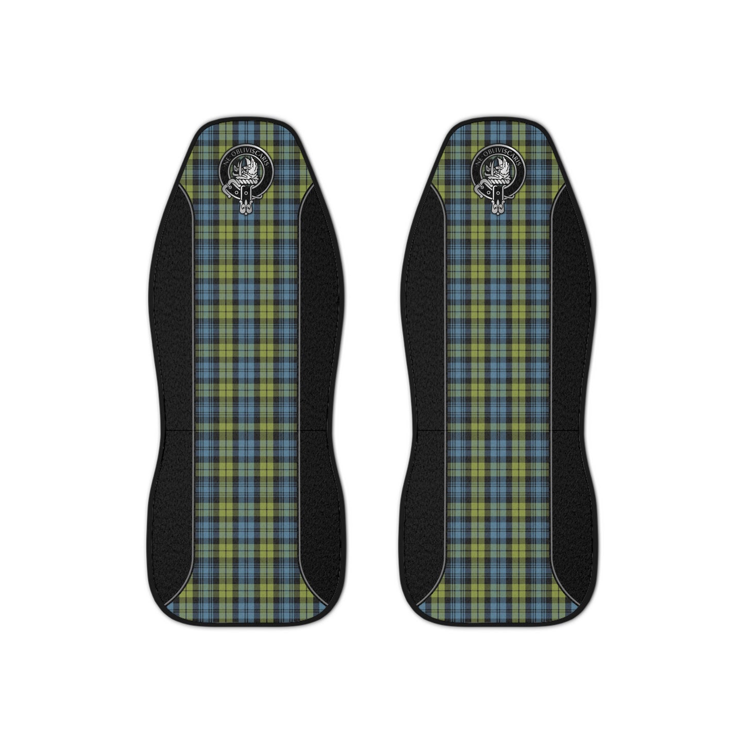 Clan Campbell Crest & Tartan Car Seat Covers