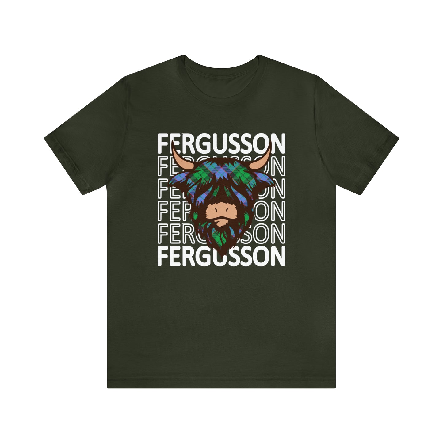 Clan Fergusson | Hairy Coo | Unisex T-Shirt