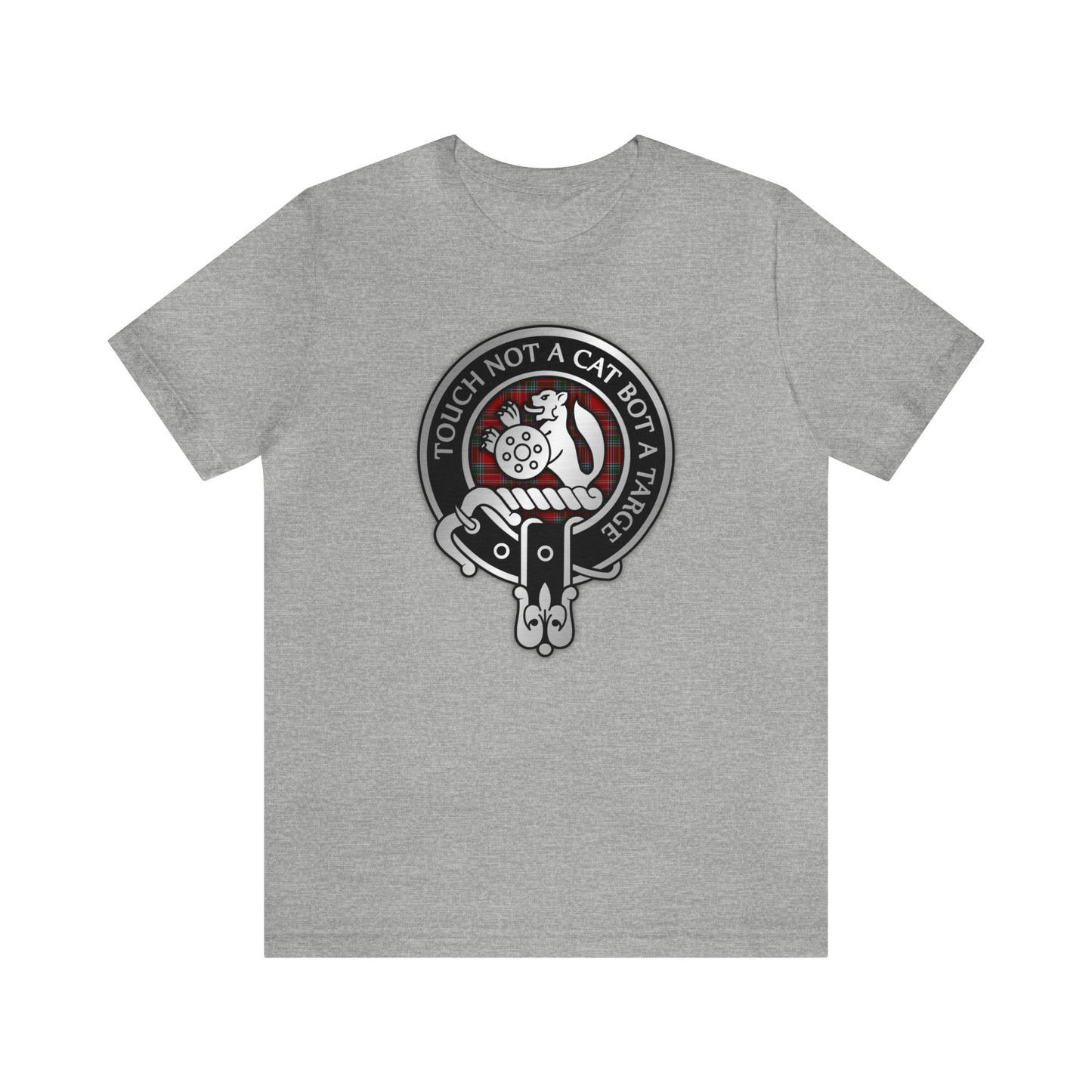 Clan MacBean | MacBain Crest & Tartan Knot | Unisex T-Shirt