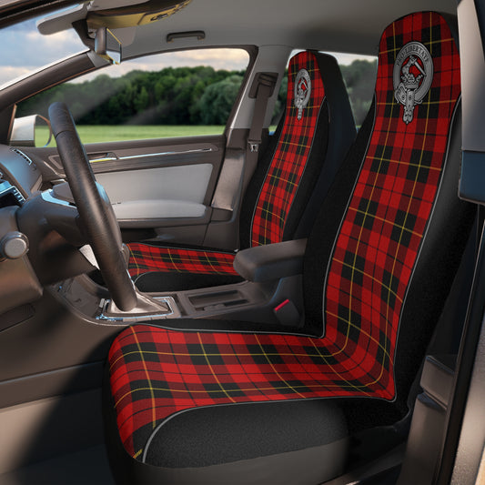 Clan Wallace Crest & Tartan Car Seat Covers