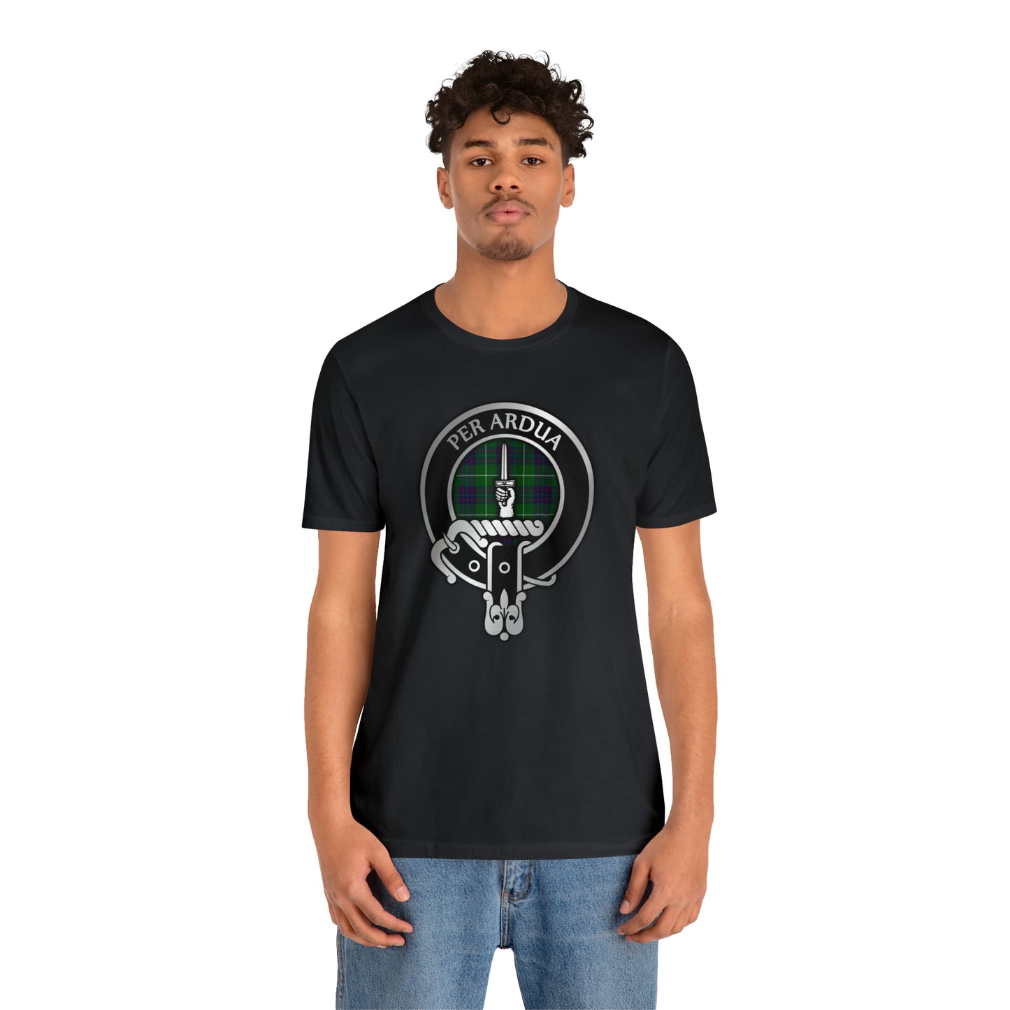 Clan MacIntyre Crest & Tartan | Unisex T-Shirt