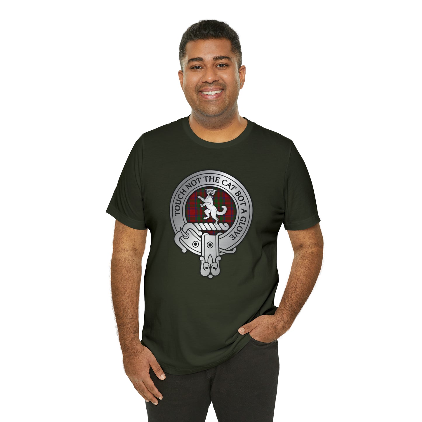 Clan MacIntosh | MacKintosh Crest & Tartan | Unisex T-Shirt