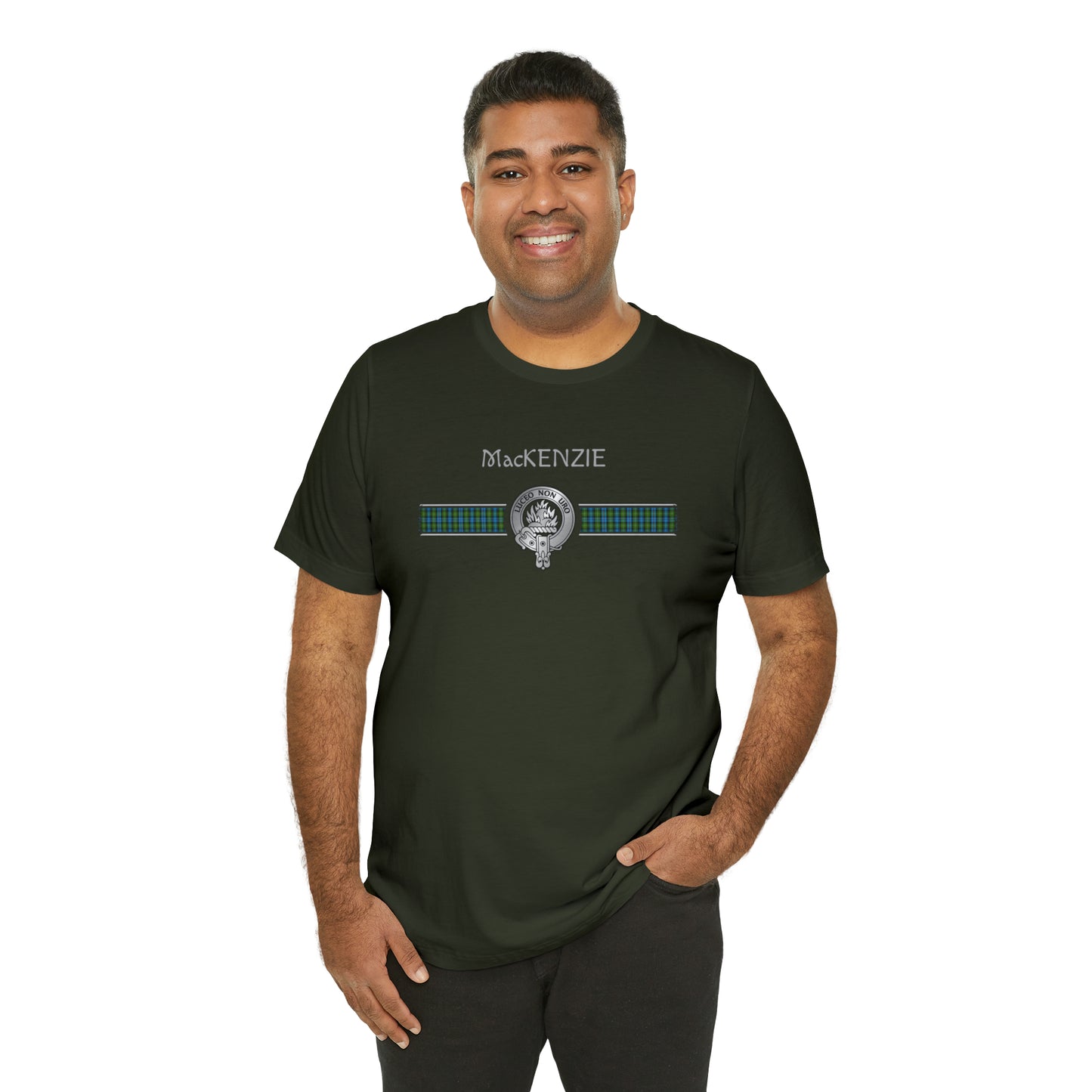 Clan MacKenzie Crest & Tartan | Unisex T-Shirt