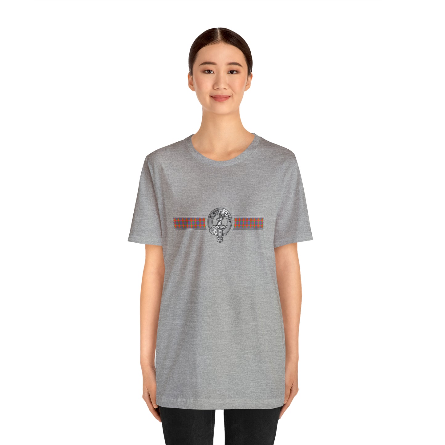 Clan Fraser Crest & Tartan | Unisex T-Shirt