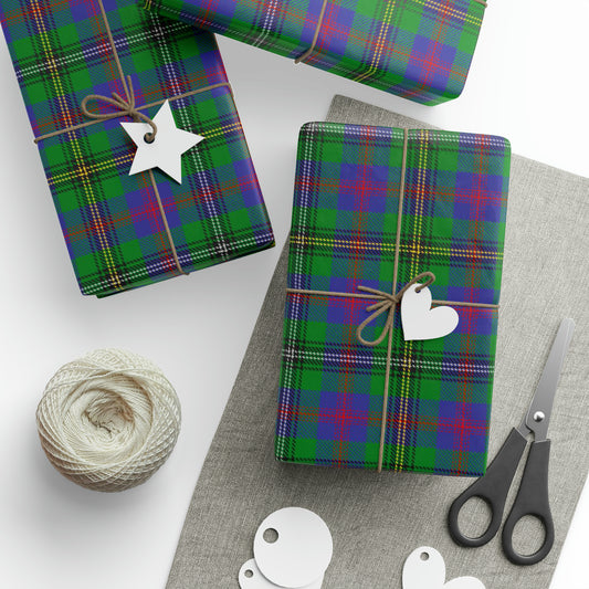 Clan Wood Tartan Wrapping Papers