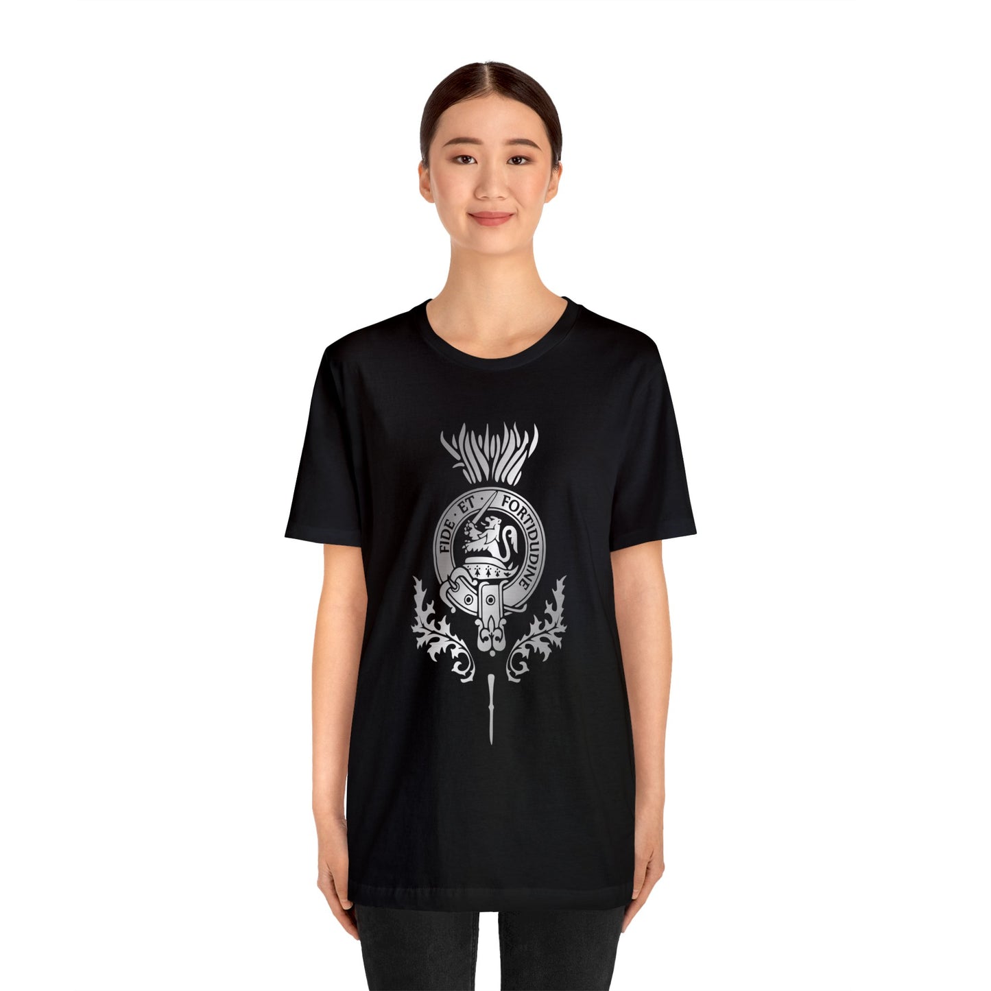 Clan Farquharson Crest & Thistle | Unisex T-Shirt