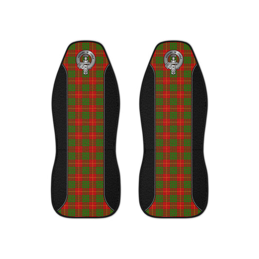 Clan Cameron Crest & Tartan Car Seat Covers