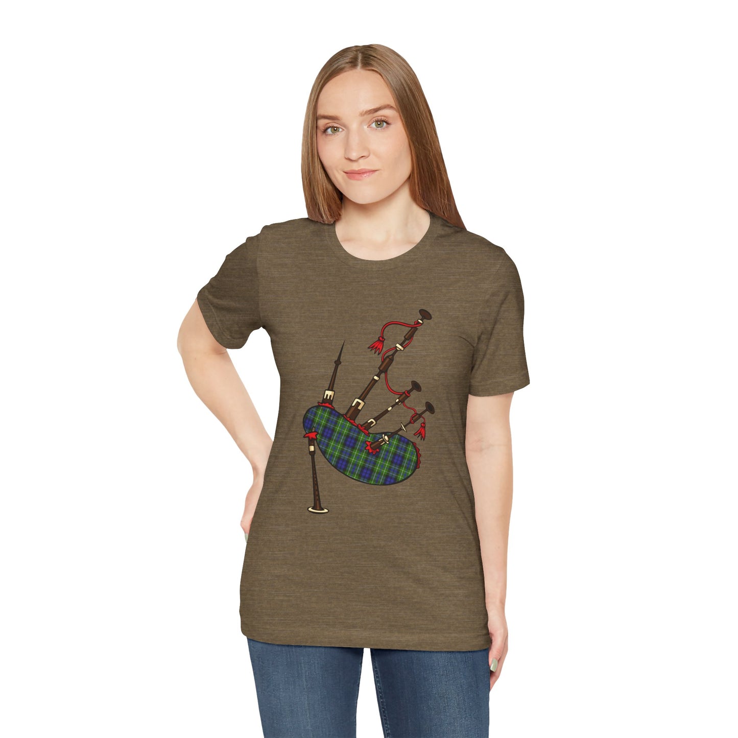 Clan MacNeill of Gigha Tartan Bagpipes | Unisex T-Shirt