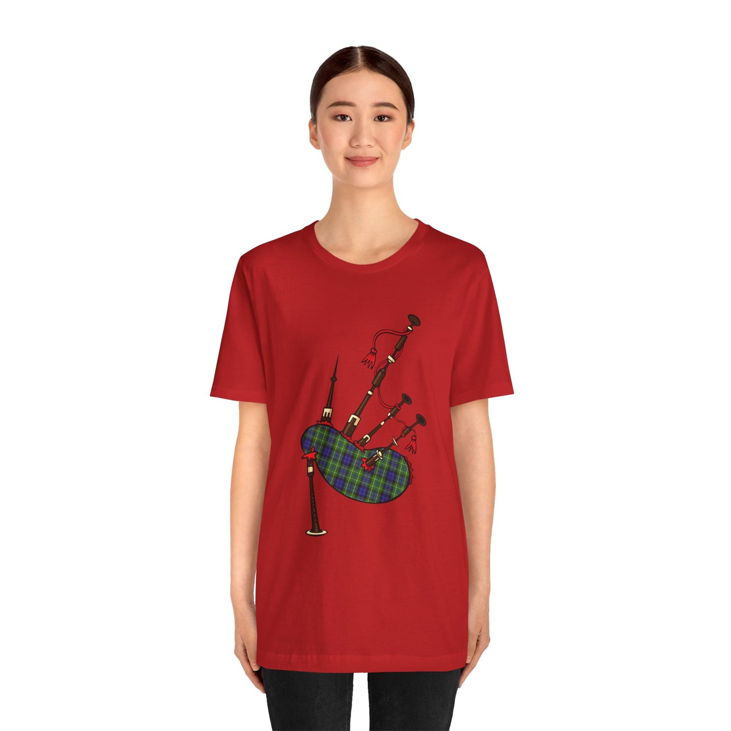 Clan MacNeill of Gigha Tartan Bagpipes | Unisex T-Shirt