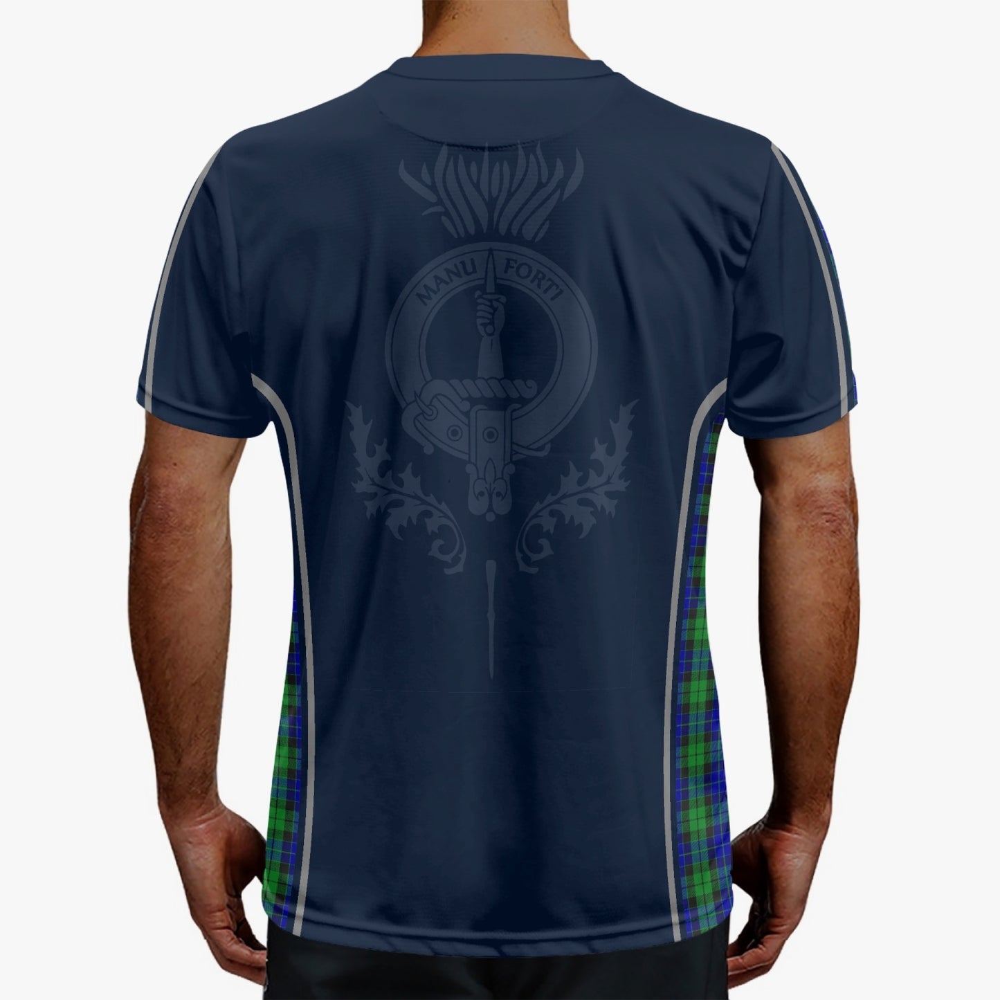 Clan MacKay Crest & Tartan Soccer Jersey