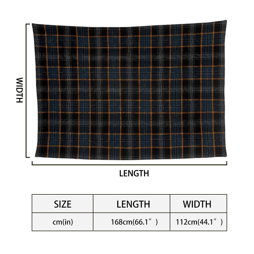 North Sea Oil Tartan Chiffon Scarf
