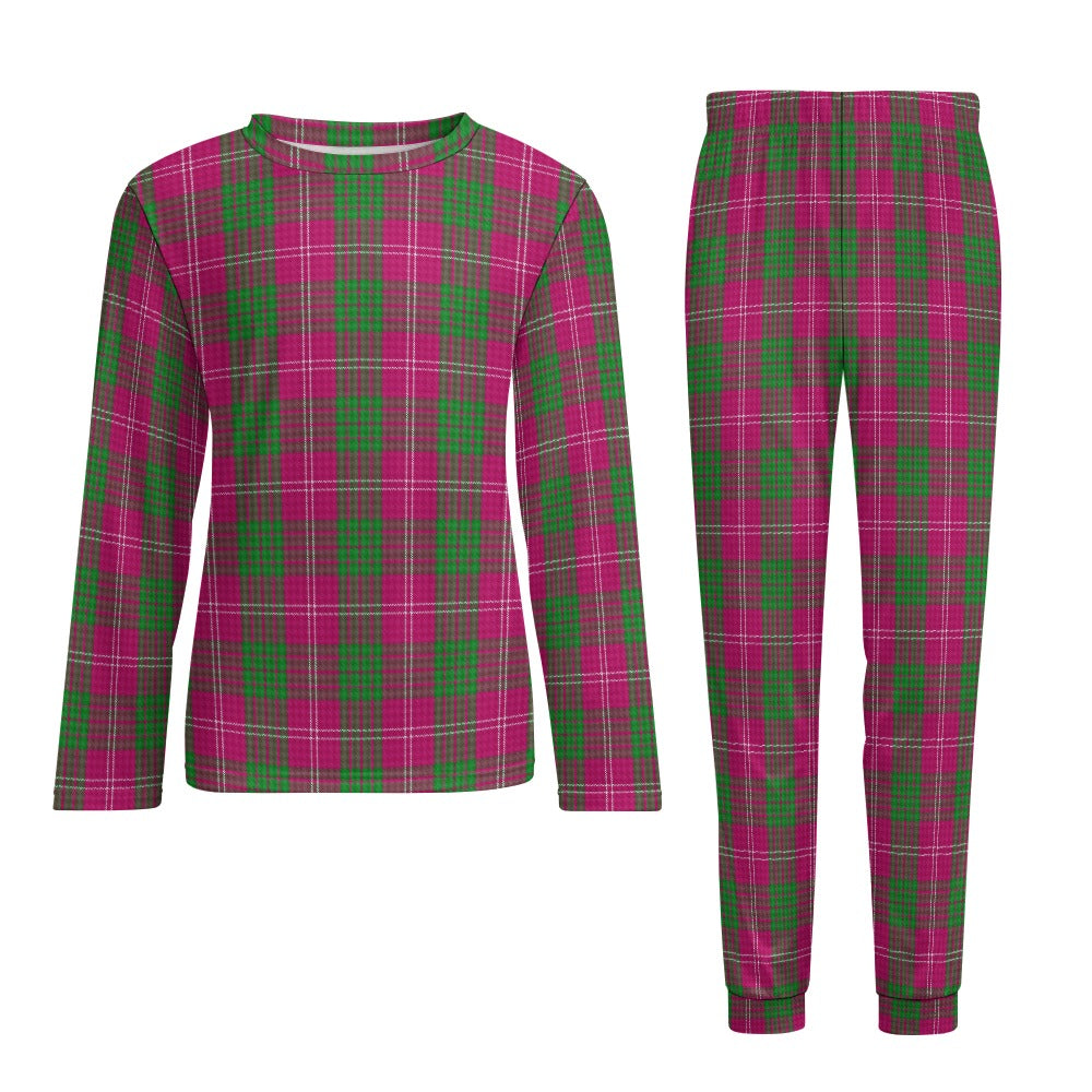 Clan Crawford Tartan Men's Pajama suit