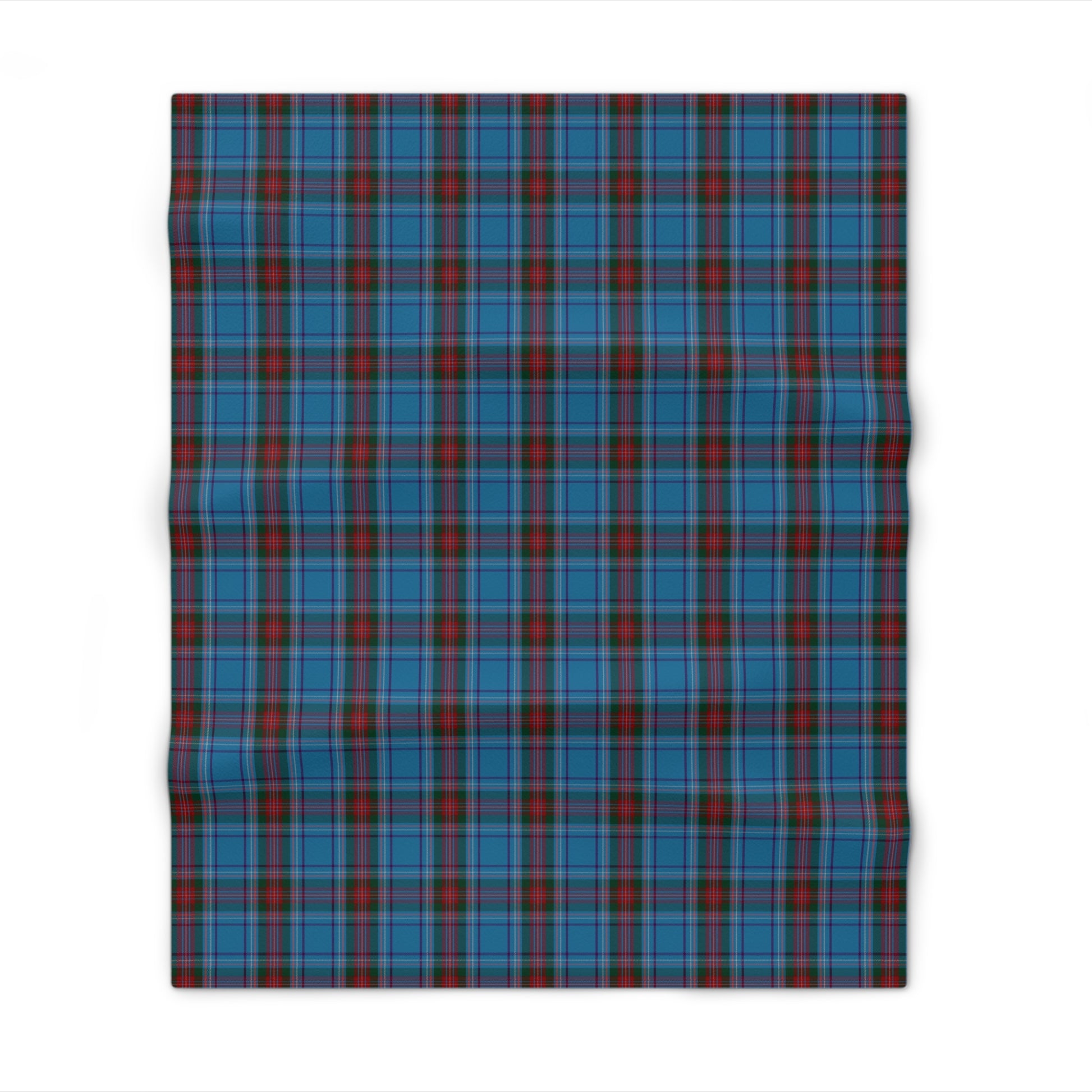 Irish County Louth Tartan Throw Blanket
