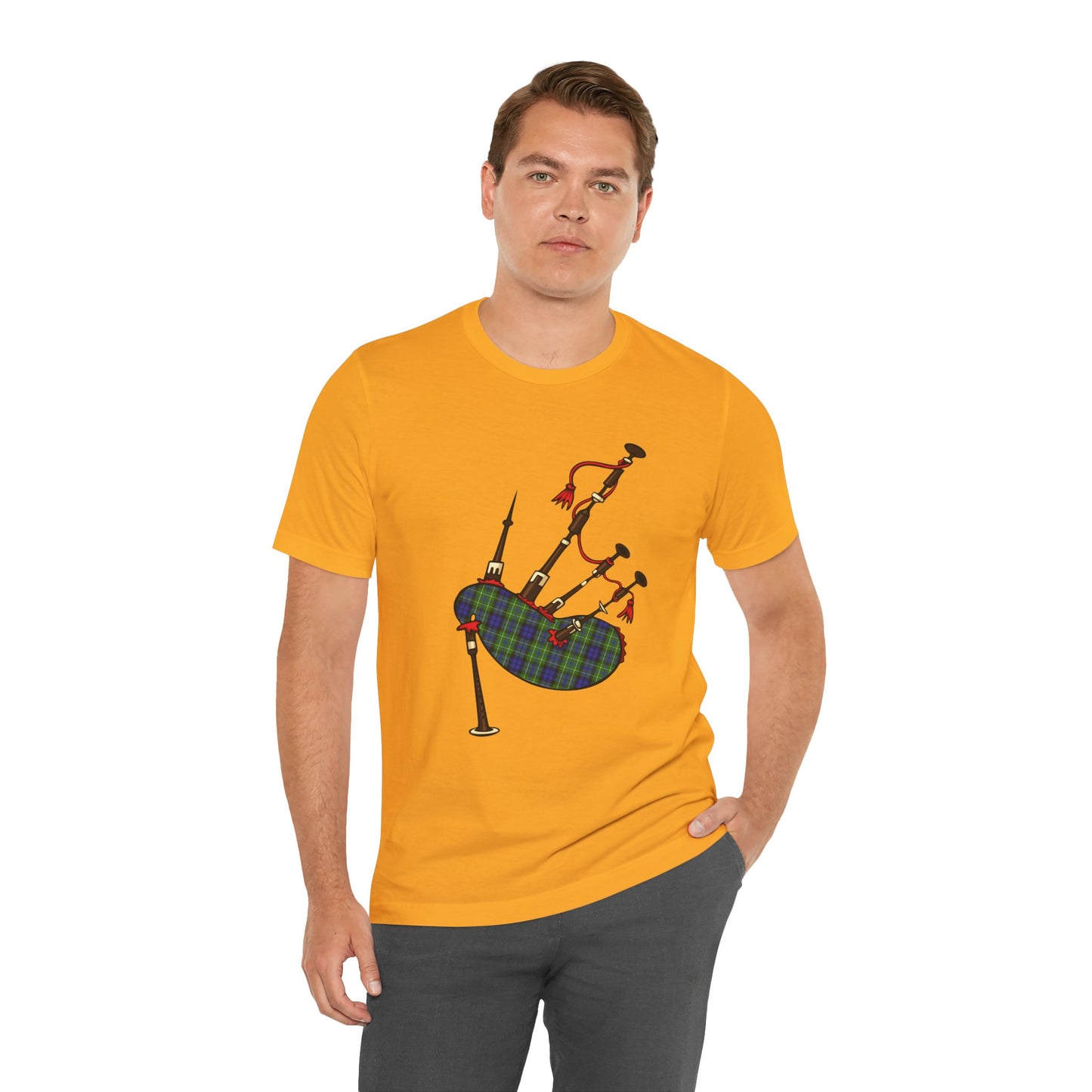 Clan MacNeill of Gigha Tartan Bagpipes | Unisex T-Shirt