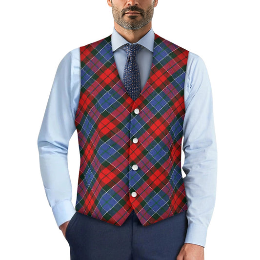Clan Paterson Red Tartan Waistcoat