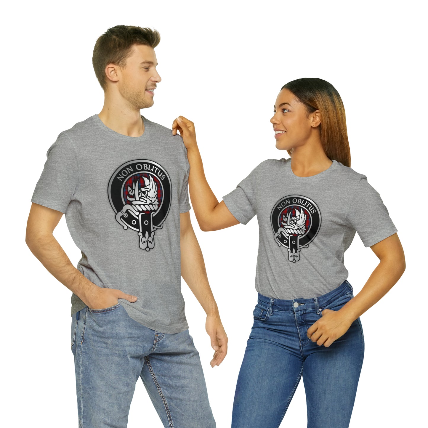 Clan MacTavish Crest & Tartan | Unisex T-Shirt