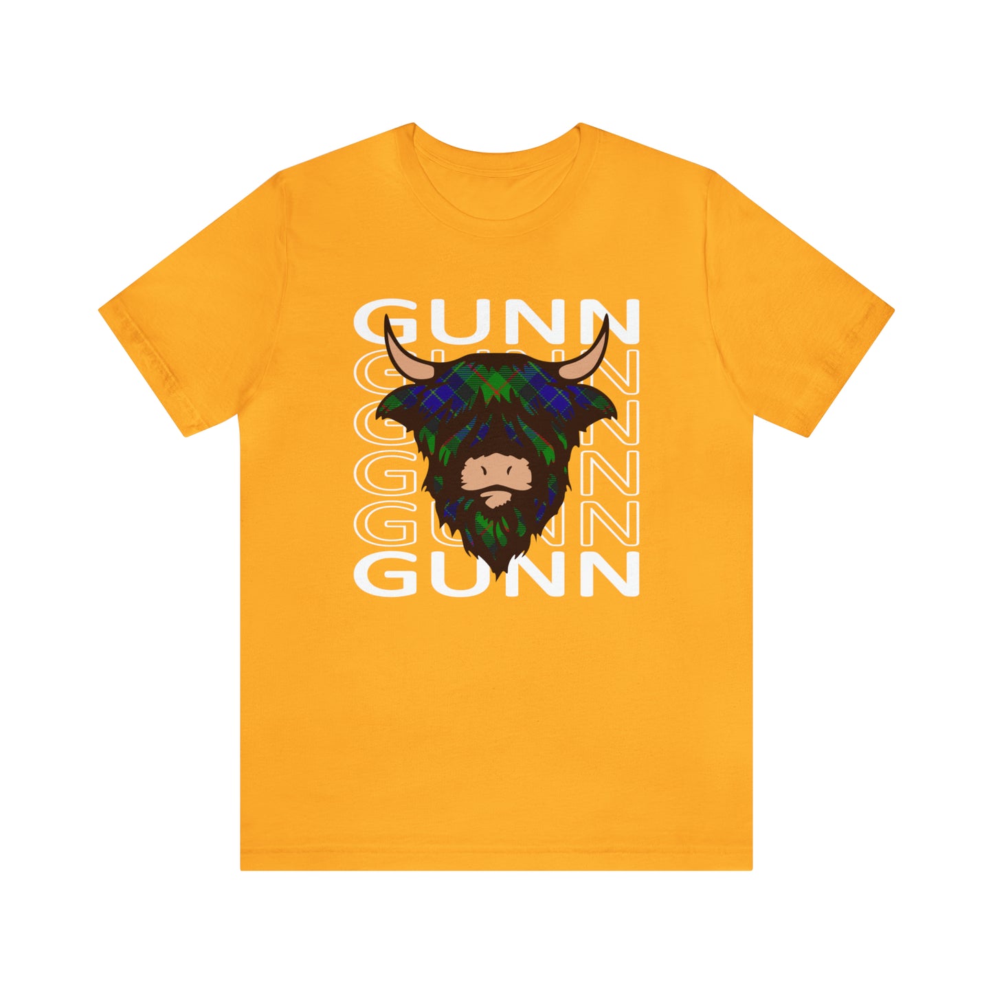 Clan Gunn | Hairy Coo | Unisex T-Shirt