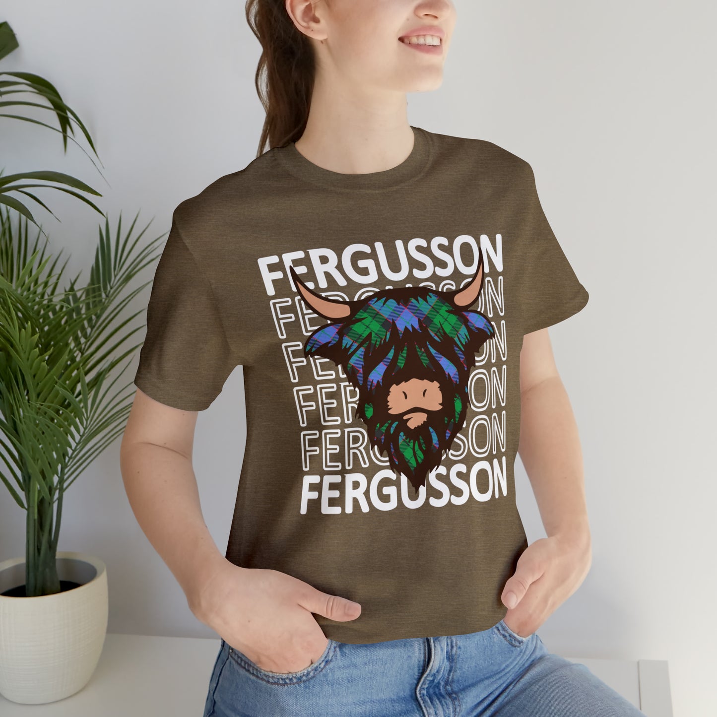 Clan Fergusson | Hairy Coo | Unisex T-Shirt