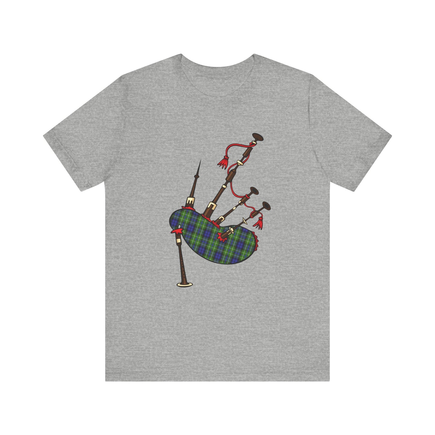 Clan MacNeill of Gigha Tartan Bagpipes | Unisex T-Shirt