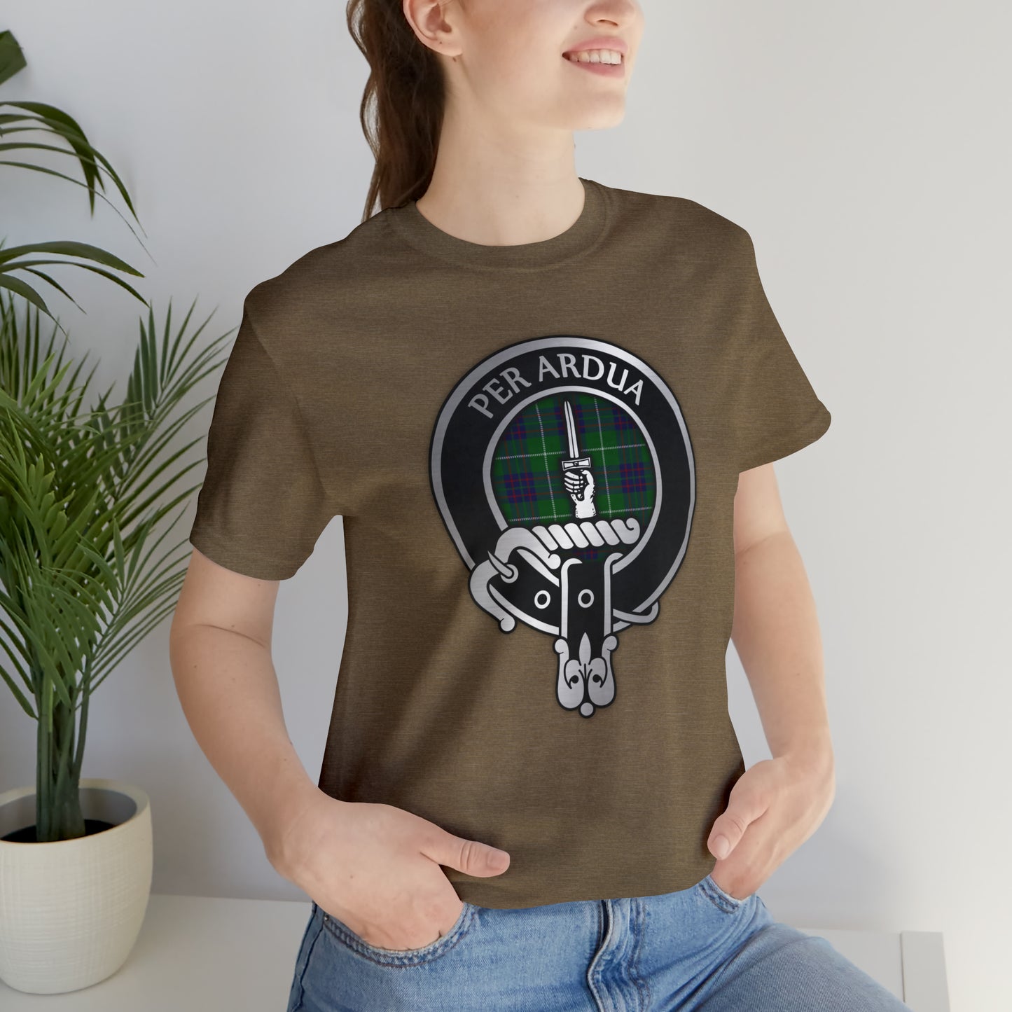 Clan MacIntyre Crest & Tartan | Unisex T-Shirt