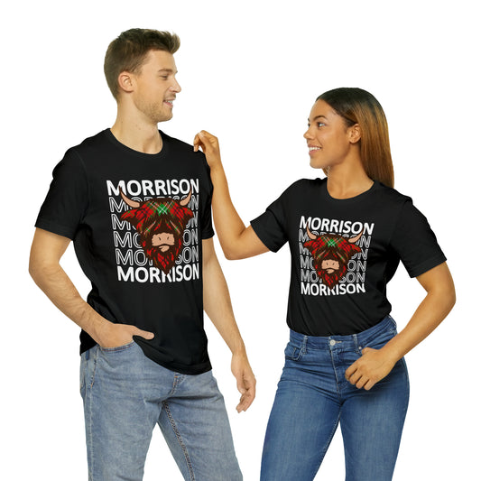 Clan Morrison | Hairy Coo | Unisex T-Shirt