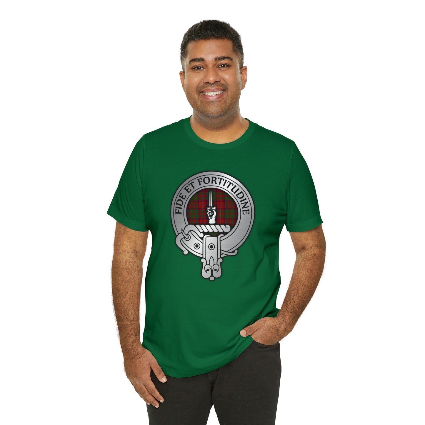 Clan Shaw Crest & Tartan | Unisex T-Shirt