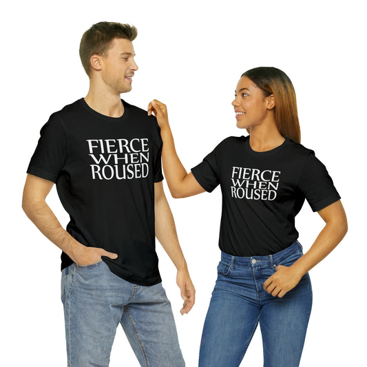 Clan Donnachaidh War Cry | Fierce When Roused | Unisex T-Shirt