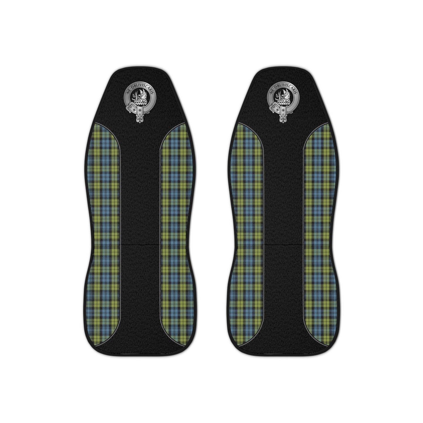 Clan Campbell Crest & Tartan Car Seat Covers