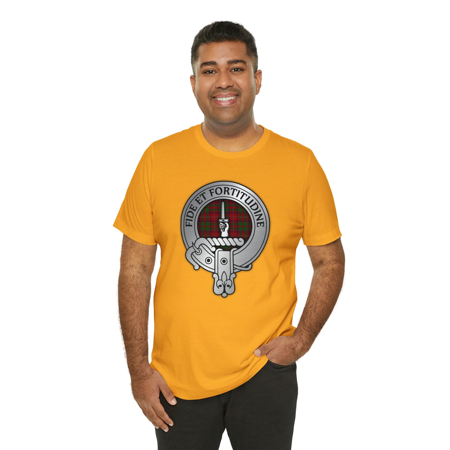 Clan Shaw Crest & Tartan | Unisex T-Shirt