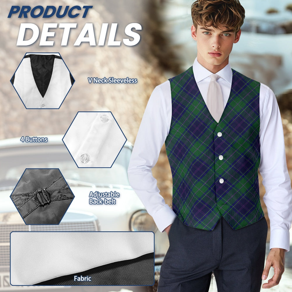 Clan Begg Tartan Bias Suit vest jacket