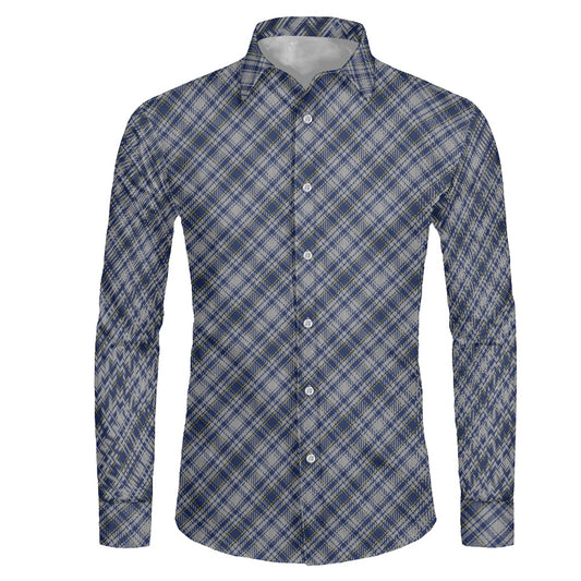 English County - Yorkshire Tartan Men's long-sleeved shirt