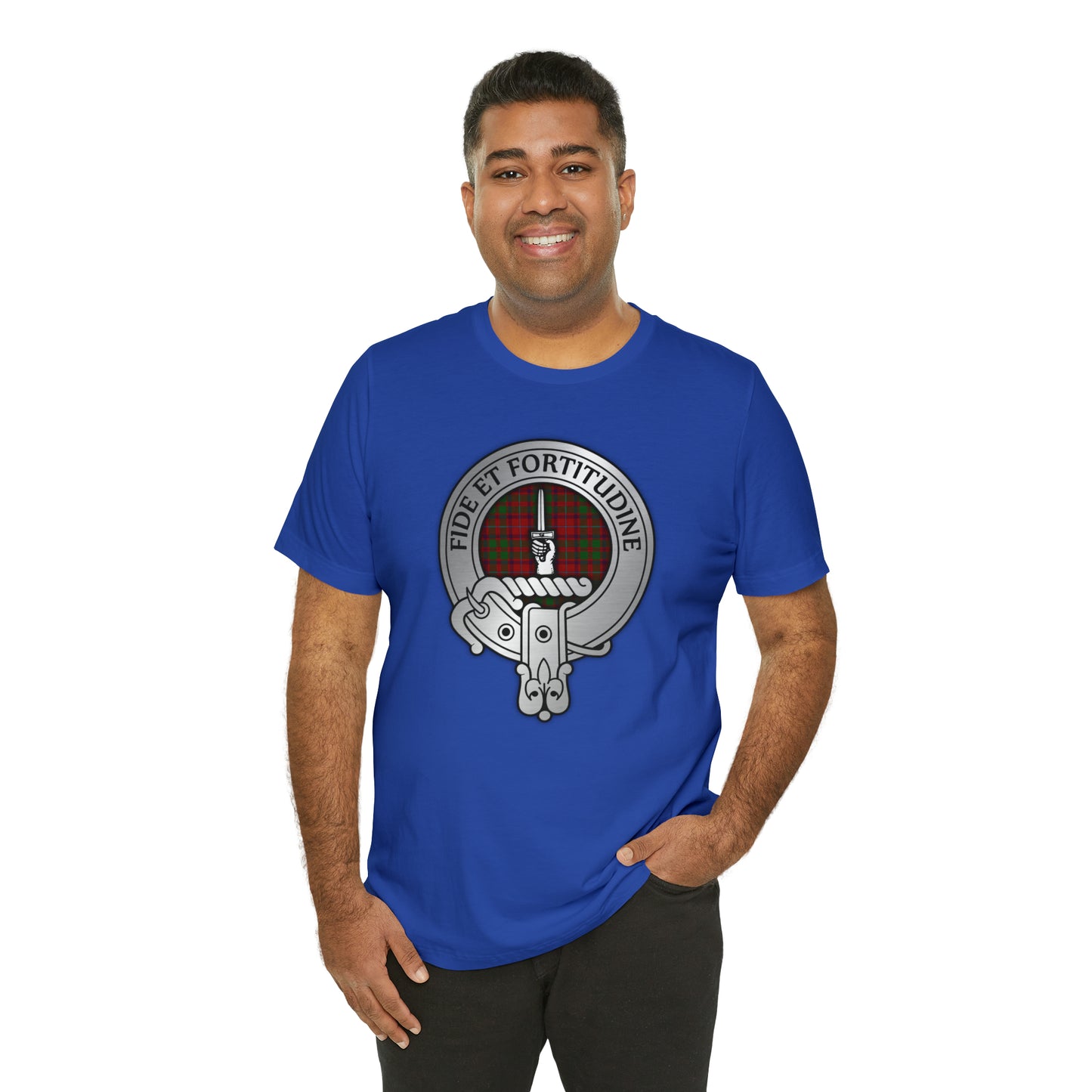 Clan Shaw Crest & Tartan | Unisex T-Shirt