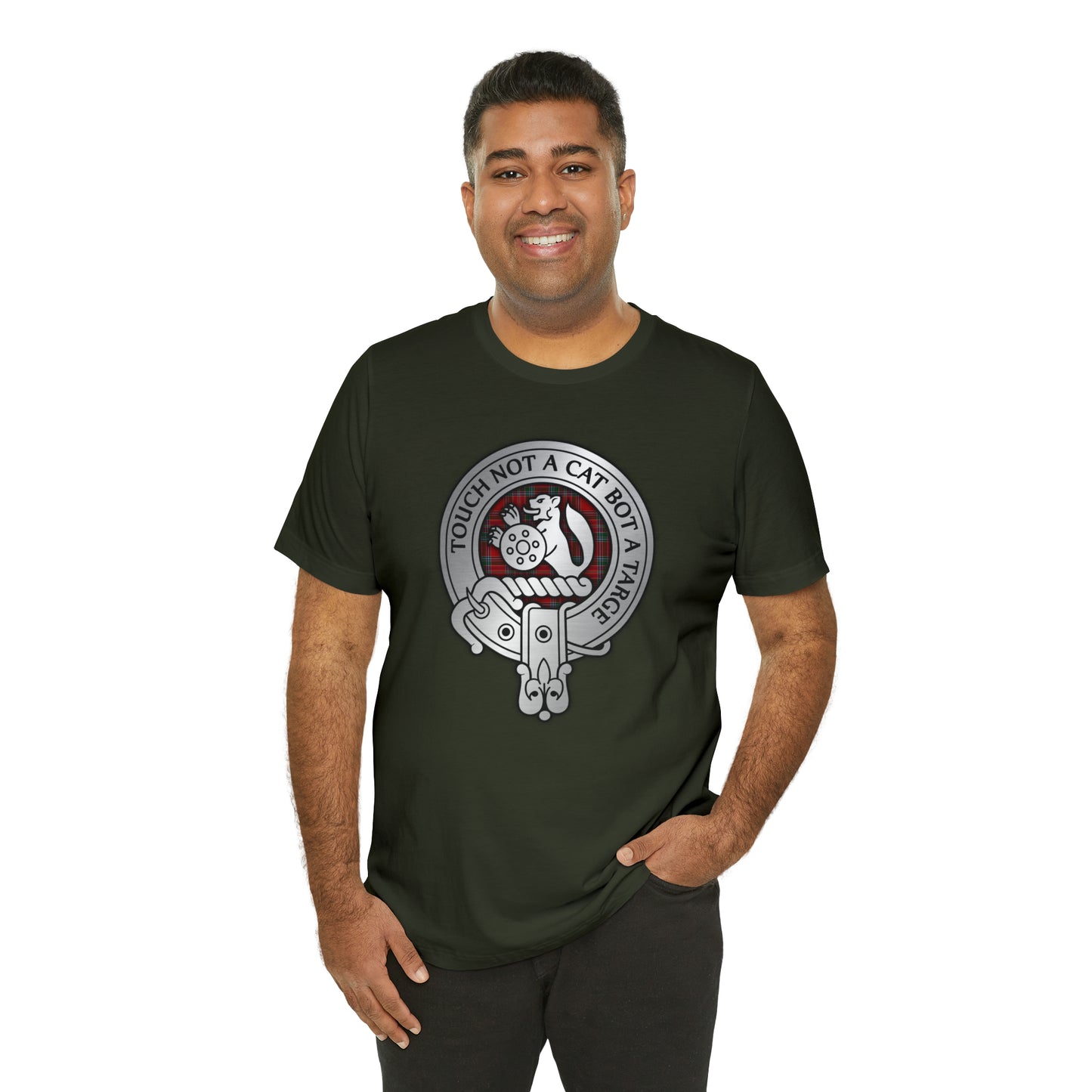 Clan MacBean | MacBain Crest & Tartan | Unisex T-Shirt